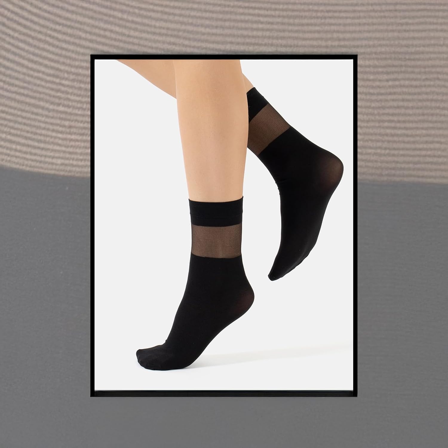 CALZITALY 3 Pairs Women Pop Socks - Sheer Everyday Ankle Socks in 3 Different Designs - Dots, Stripes and Geometric
