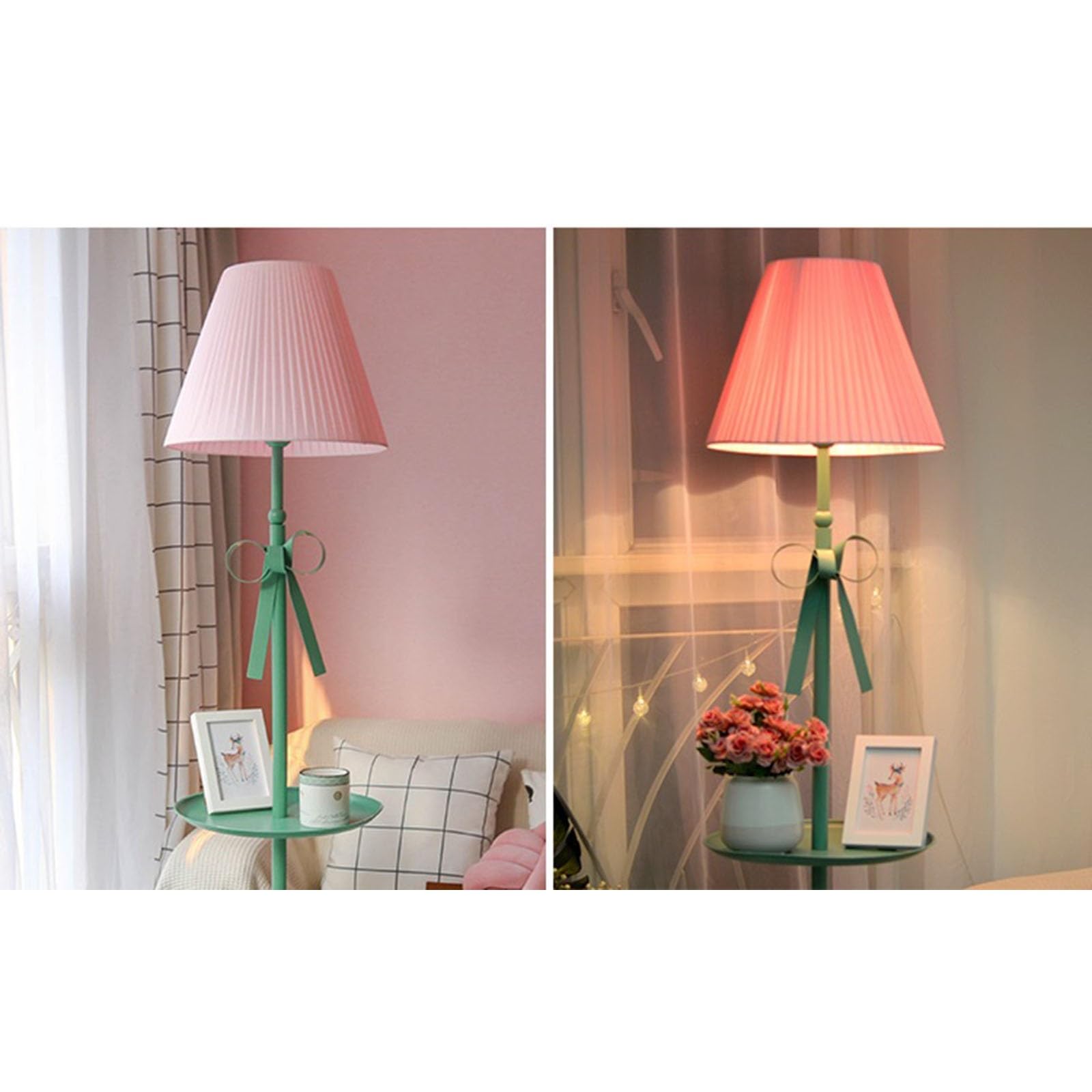 Oświetlenie Nowoczesna lampa podłogowa z tacą, stojąca(Yellow)
