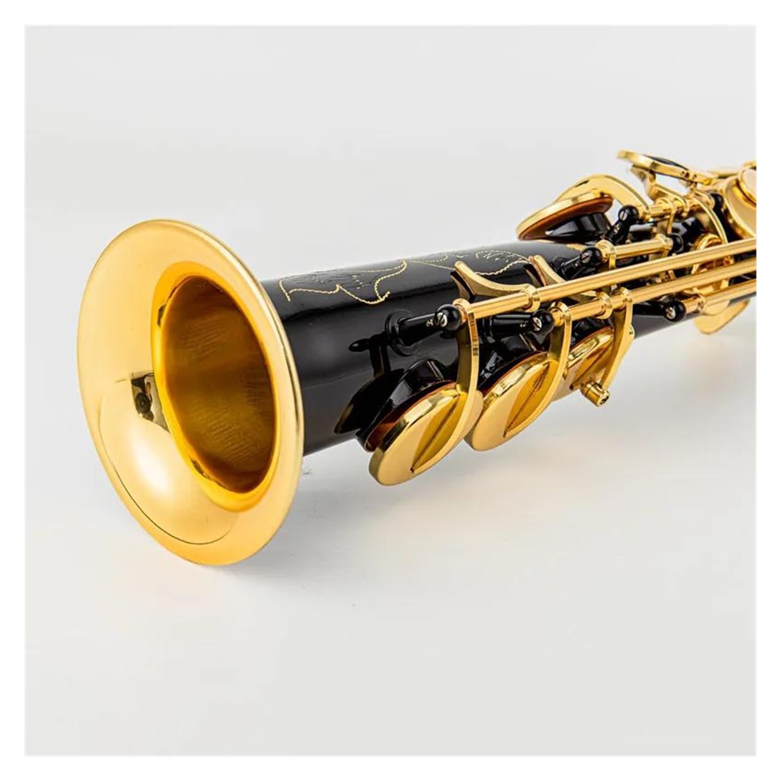 Instrument dęty blaszany saksofon B dur Instrument saksofonowy