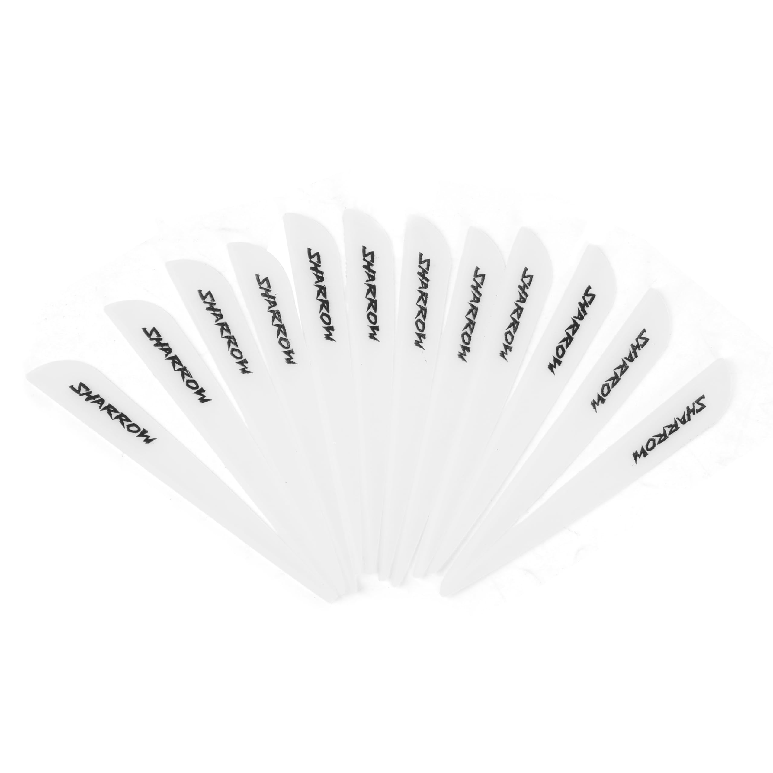 50 pcs de Plumas para Flechas de Tiro con Arco DIY Shooting Fletching Vanes 2" 3" 4" Plumas de Goma para Flechas de Carbono/Aluminio/Fibra de Vid