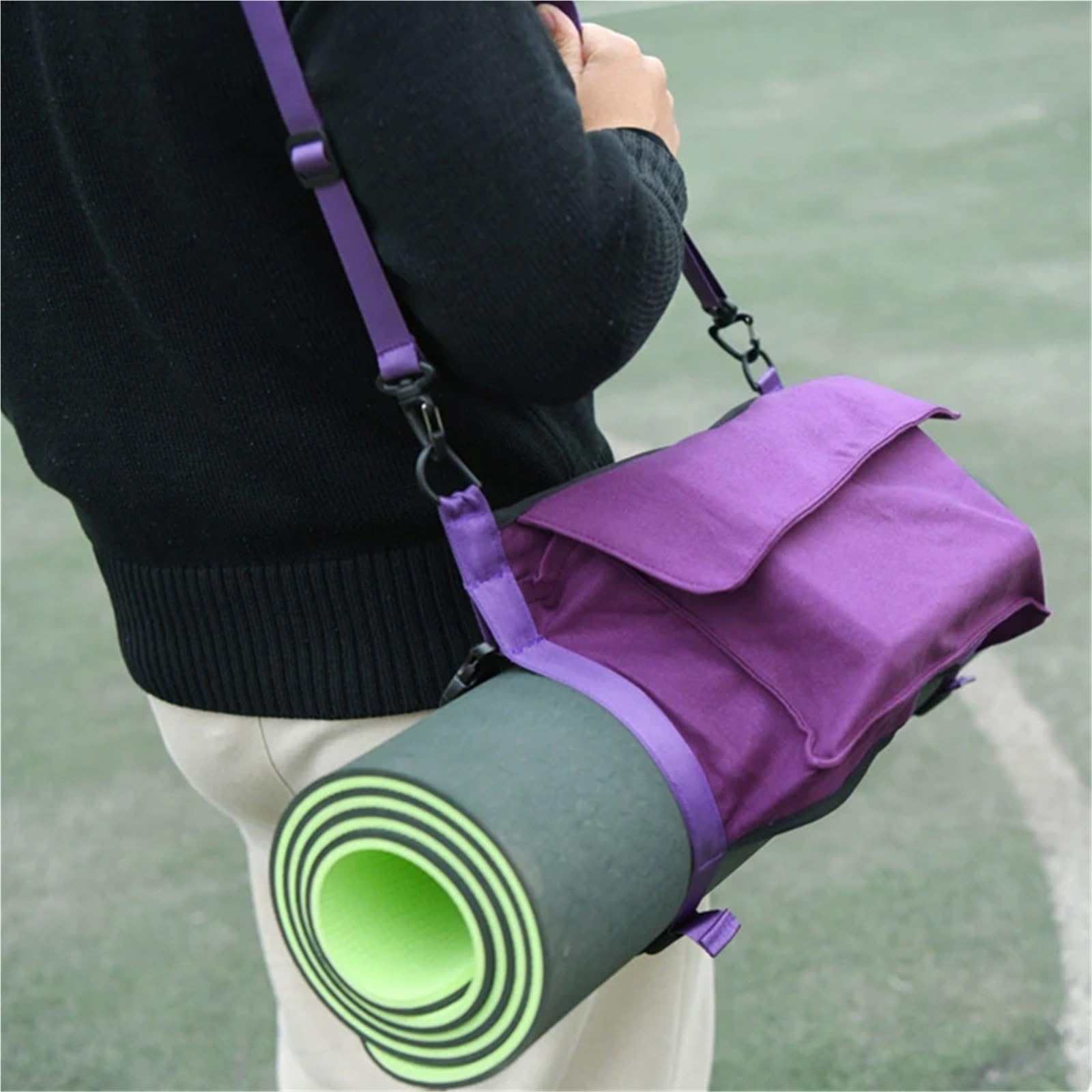 Torba na matę do jogi, Compact Foldable Storage Case for Pilates Fitness Travel
