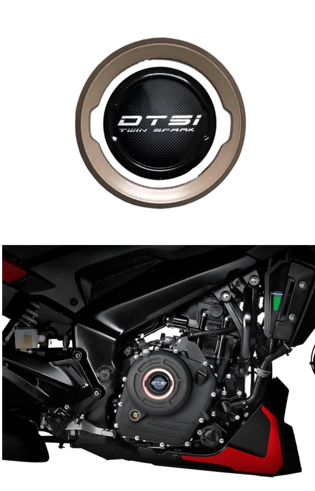 PHITO New Bike Fancy Engine Side Mono Kit Stickers Compatible for DOMIN-r400/200LOGO05