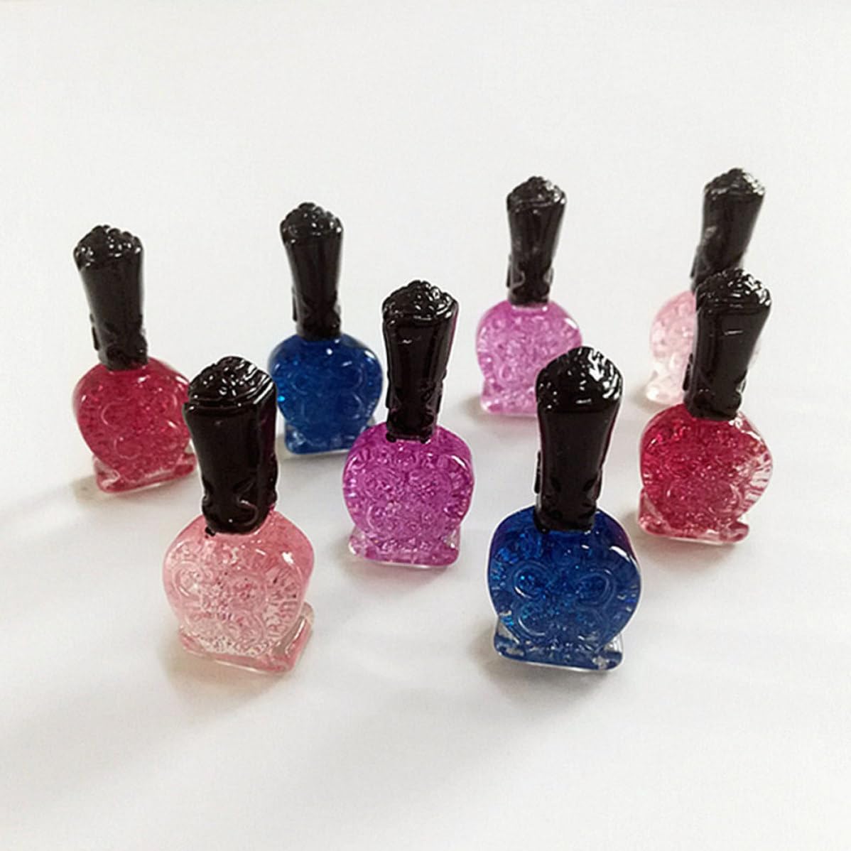 Phone Shell Accessory Decor Resin 40pcs Mini DIY Nail Polish | Mixed Colors Collection, Creative Craft Supply, Simulated Jewelry Accent Random Color