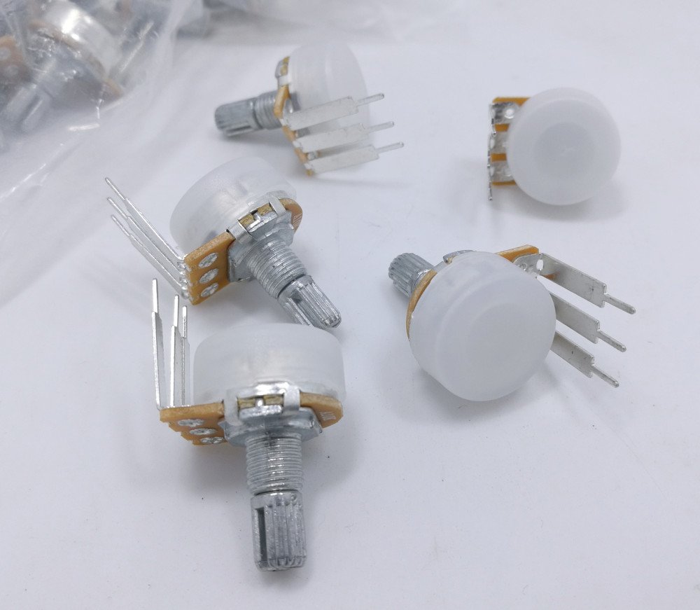 Potentiometer Pot Dust Particle Seal and prevent short out Cover, 50 pcs
