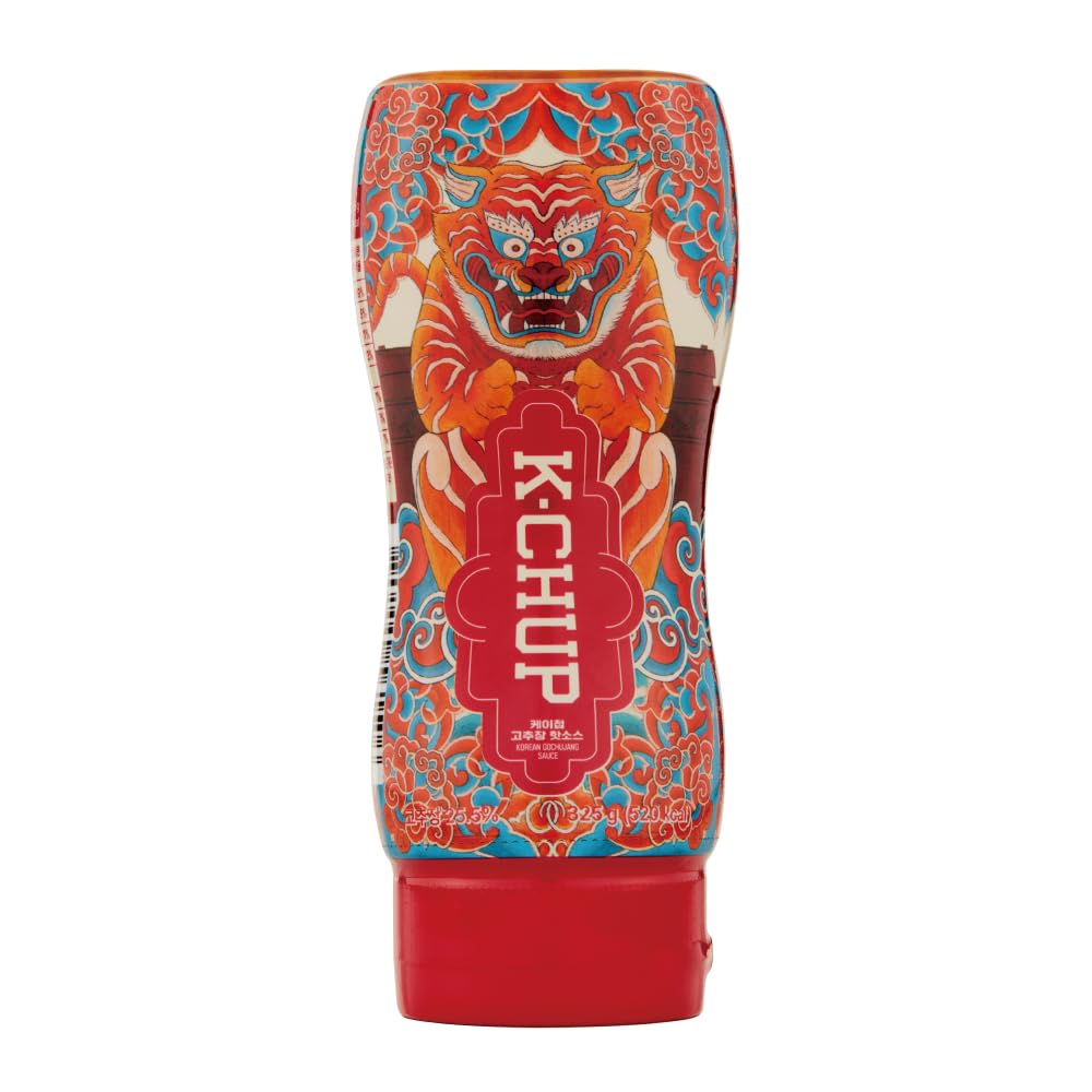 KCHUP Original Gochujang Hot Sauce, 11.5 oz – Korean Gourmet Recipe for BBQ, Pizza, Stir-Fry, Dips, Marinade – No Cooking Needed, Vegan, Asian-Inspired Flavor