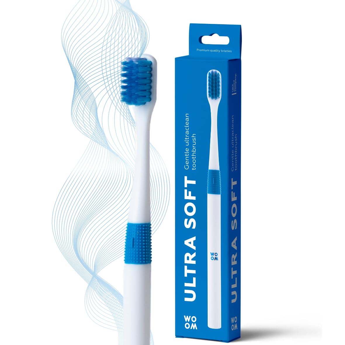 WOOM Ultra Soft Toothbrush Ultra Soft Toothbrush (Blue)