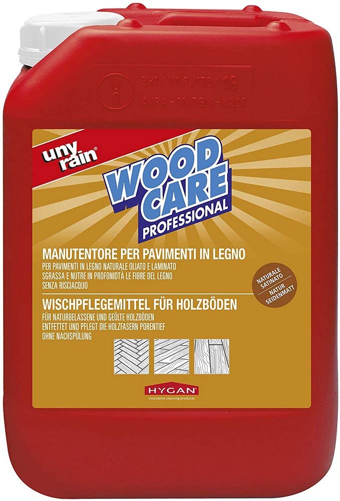 Unyrain Woodcare - Producto de Limpieza para Suelos de Madera (1 L o 5 L, 5 L)