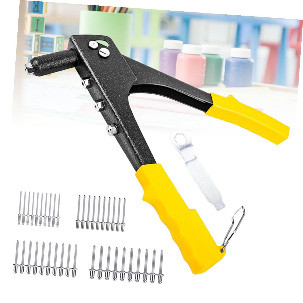 Pistola Rivettatrice Manuale Professionale Design Pratico e Apparenza Attraente per Fissaggio di Diversi Materiali