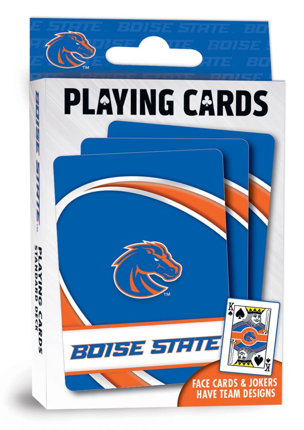 MasterPieces Family Games - NCAA Boise State Broncos Playing Cards - Officially Licensed Playing Card Deck for Adults, Kids, and Family