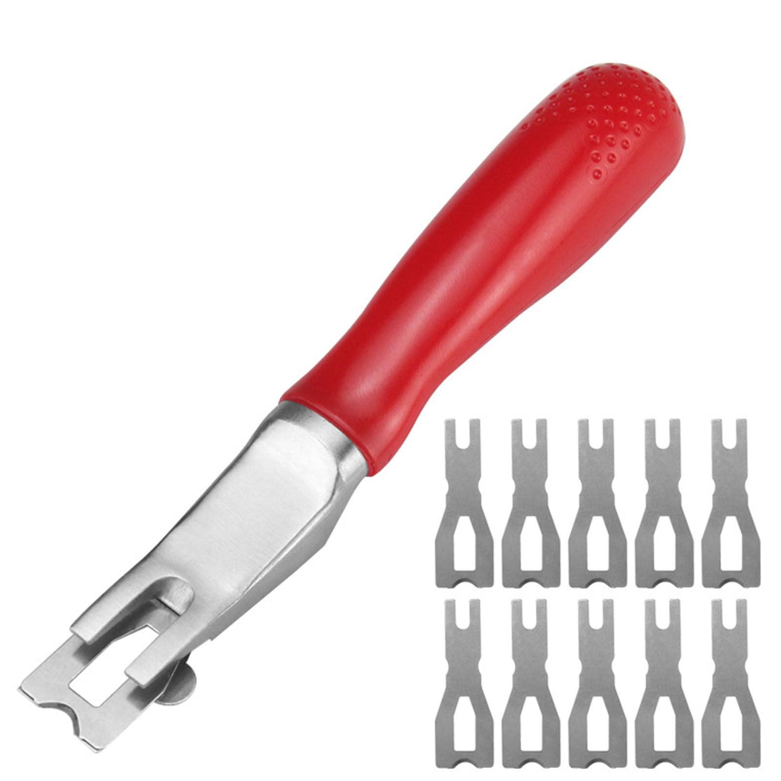 Fcttcd Floor Carpet Trimming Skiving Tool, Stainless Steel Welding Skiving Kit For Vinyl Floor Weld Trimming, Sports Floors & Construction Work 10 blades