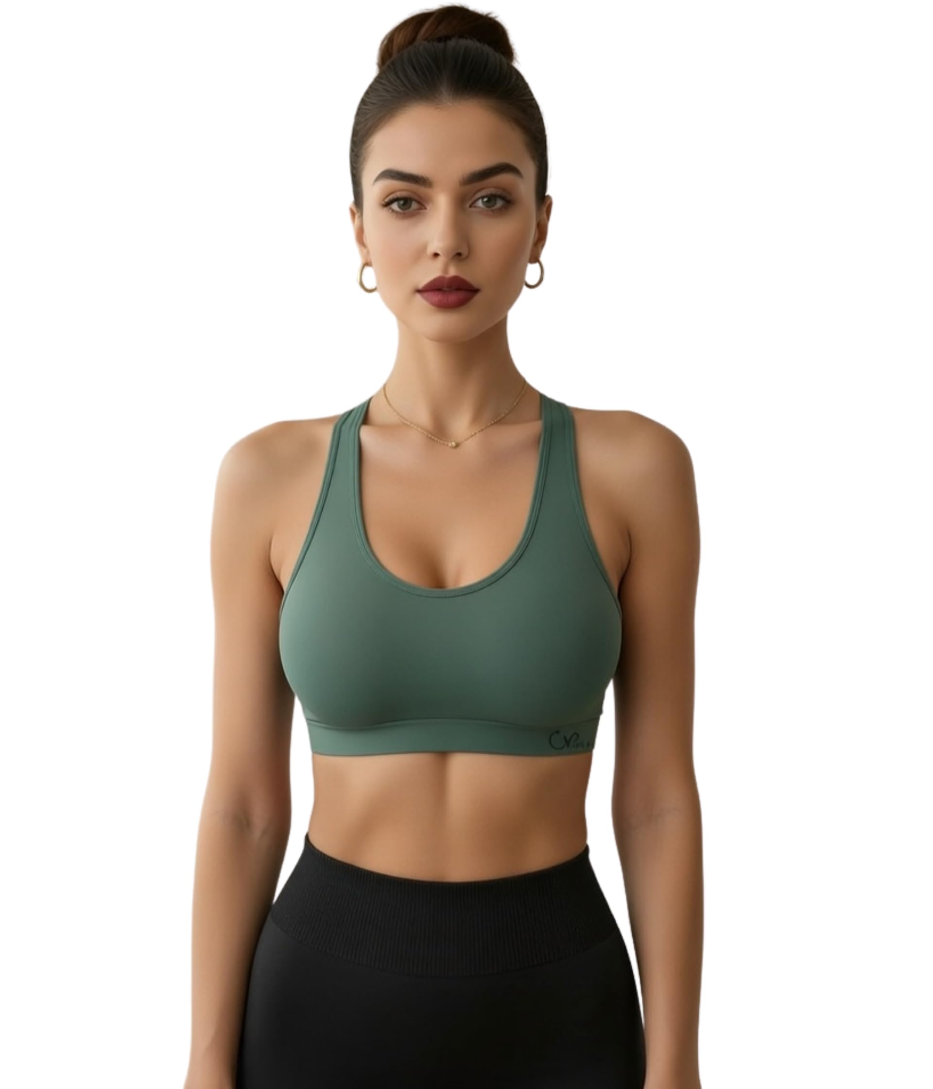 Sports Bra for Women | Lightly Padded Non-Wired Workout Bra for Gym, Yoga, Fitness-image-17