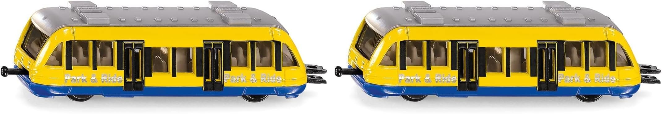 siku 1646, Tren de cercanías, Metal/Plástico, 1:87, Rojo, Combina con otros juguetes SIKU — view 4