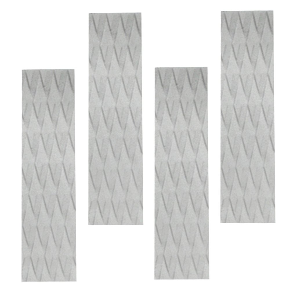 4 Pz EVA Surfing SUP Skimboard Tavola da Surf Trazione Pad Bar Grips Grigio