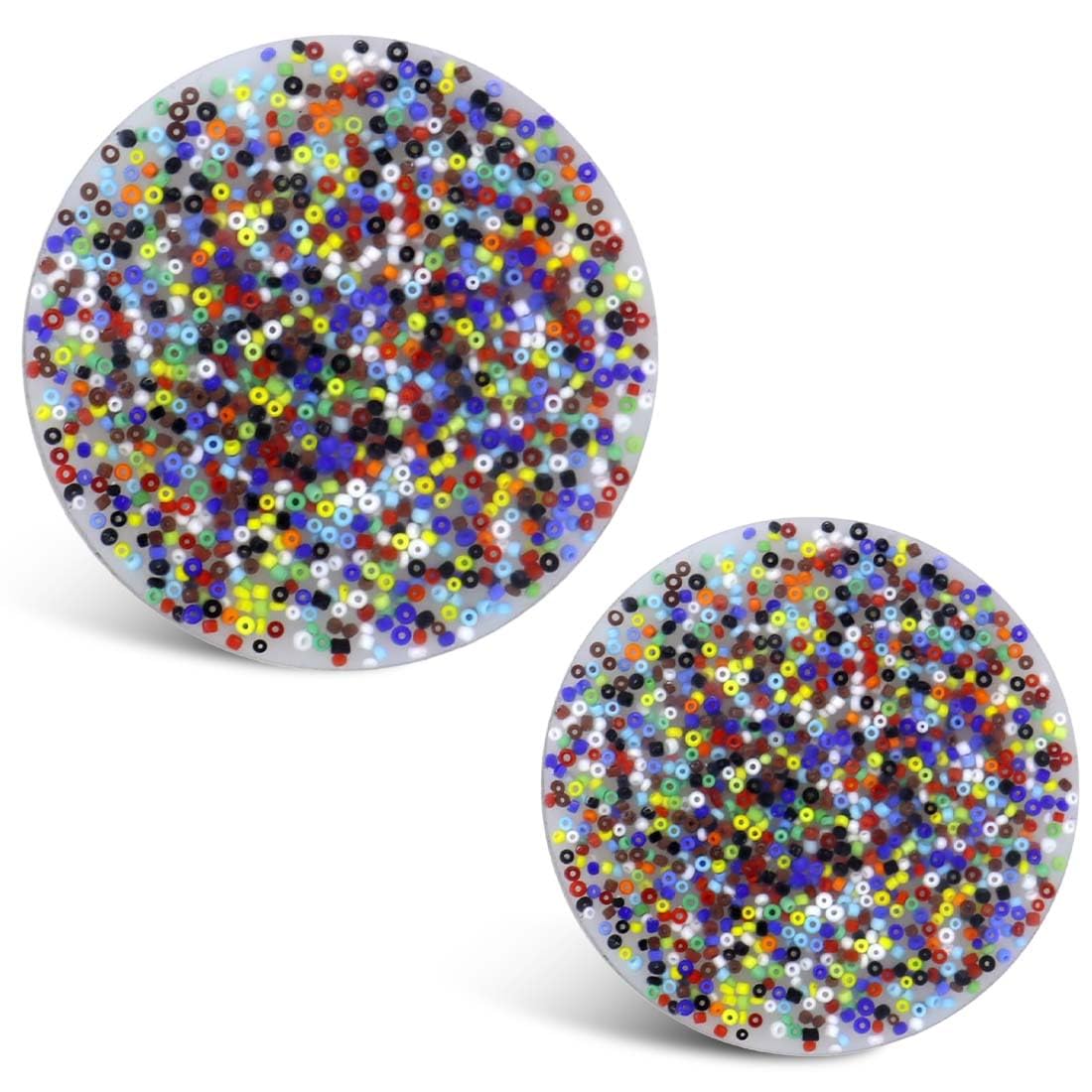 NHQZ 2 Pezzi Picky Pad Fidget Toy, Silicone Fidget Toy, Skin Picking Fidget Toys, Giocattoli Antistress per la Pelle Picking, Picky Pad Fidget per Alleviare lo Stress e L'ansi, Circolar