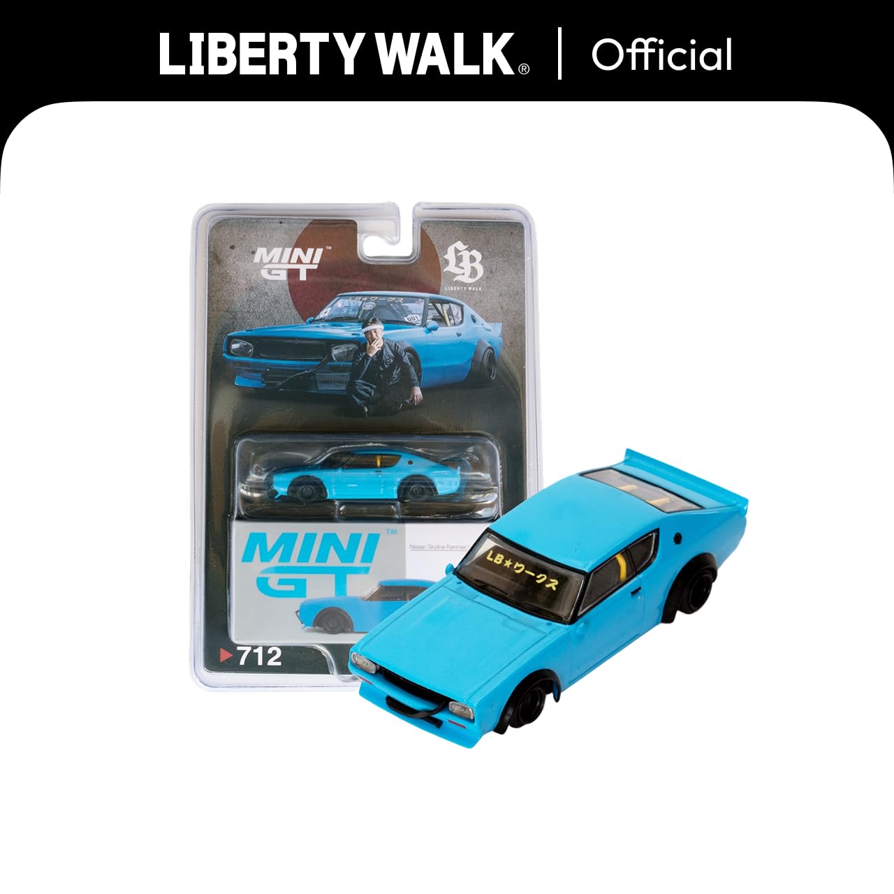 Amazon | Liberty Walk MINI GT 1/64 日産 スカイライン ケンメリ