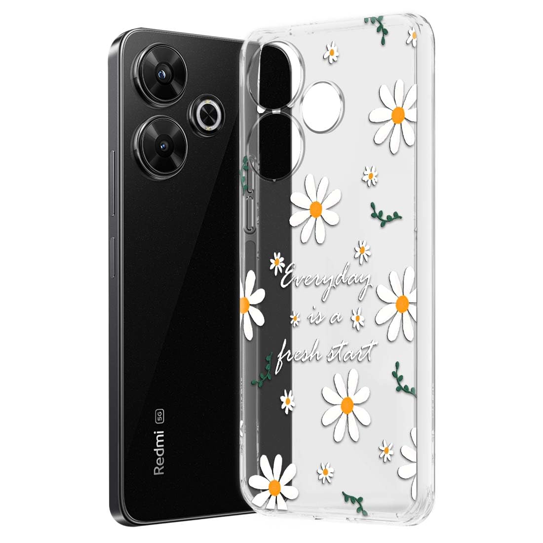 Fashionury Back Cover for Redmi 13 5G Designer, Printed,Transparent,Flexible, Silicon -D2104 (B0D9LDG7CD) Amazon Price History, Amazon Price Tracker