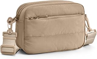 Gitus Crossbody Bags for Women Small Puffy Shoulder Handbag Travel Cross Body Purse with RFID Blocking Cards Slot