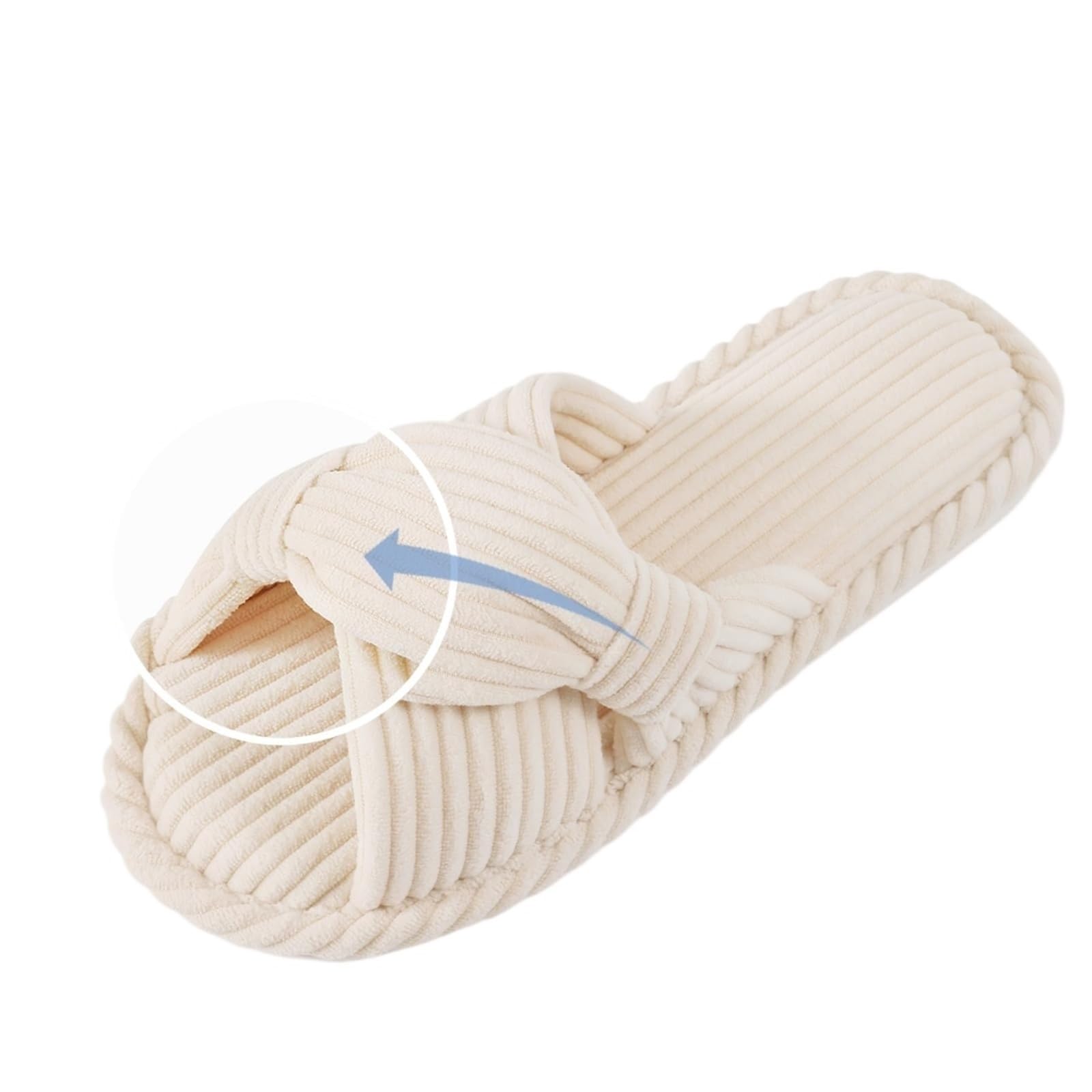 Ciabatte da donna, pantofole da casa aperte, pantofole da interno Per la Camera da Letto(Grey,250)