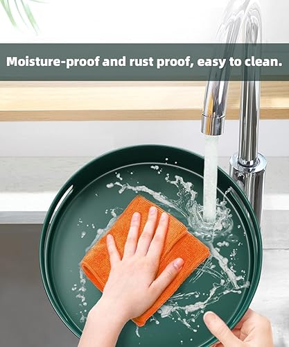 Miniatura 3 de Lazy Susan - Organizador giratorio de metal de acero para especias para armario, despensa, cocina, encimera, refrigerador, armario