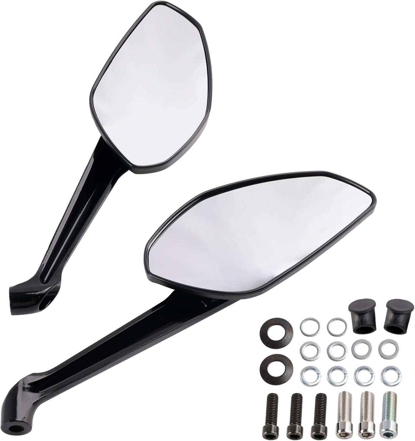 Artudatech Mirror Set Left & Right For Ducati Streetfighter V2 V4 Monster 797 821 937 1200 for Ducati Streetfighter V4 USA 2020-2024 for Monster USA 2021-2024