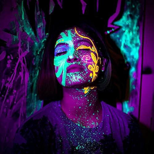 Miniatura 7 de inShareplus Luz UV LED de doble cabezal con USB, 395 nm-405 nm, luz UV regulable con clip, brilla en la oscuridad, lámpara negra de 20 W para