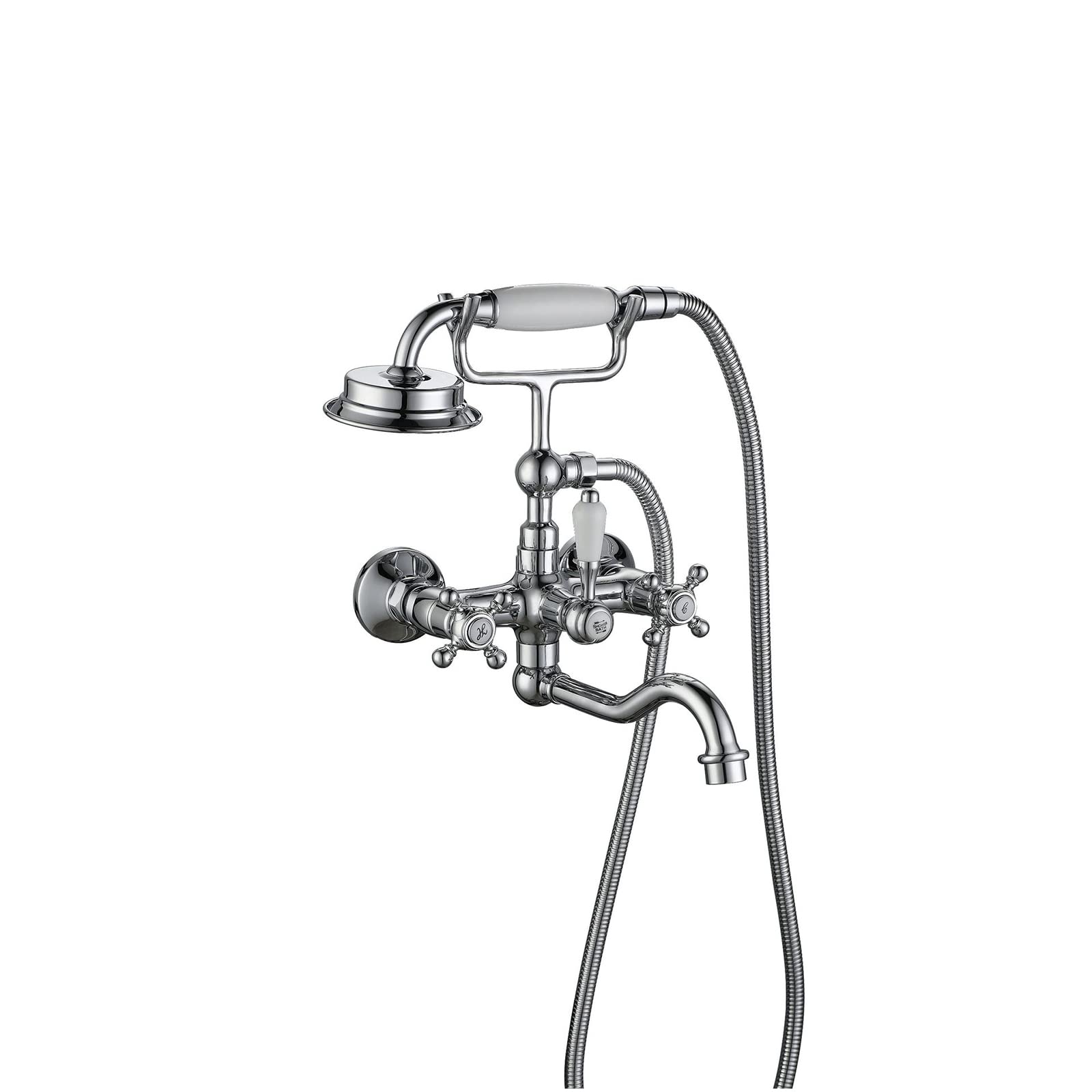 grifo de ducha, Ducha de mano con forma teléfono(Chrome)