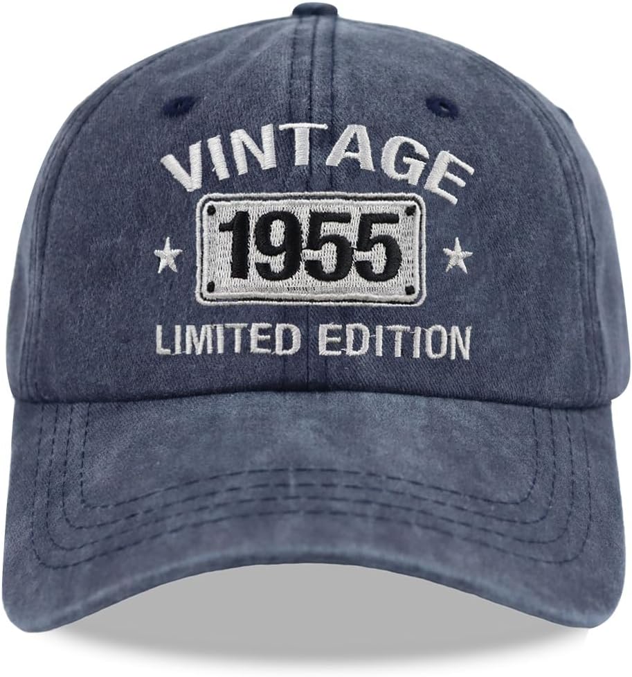 Vintage 1964 1963 1962 1961 1960 1959 1958 1957 1956 1955 Limited Edition Adjustable Embroidered Baseball Cap