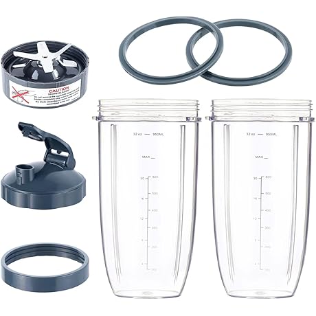 7-Piece Magic Bullet Replacement Set: Elevate Your Blending Experience