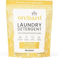 Vista 8 de Orchard - Detergente para ropa en polvo de limpieza profunda natural para pieles sensibles, sin fragancia, ingredientes eficaces a base de plantas