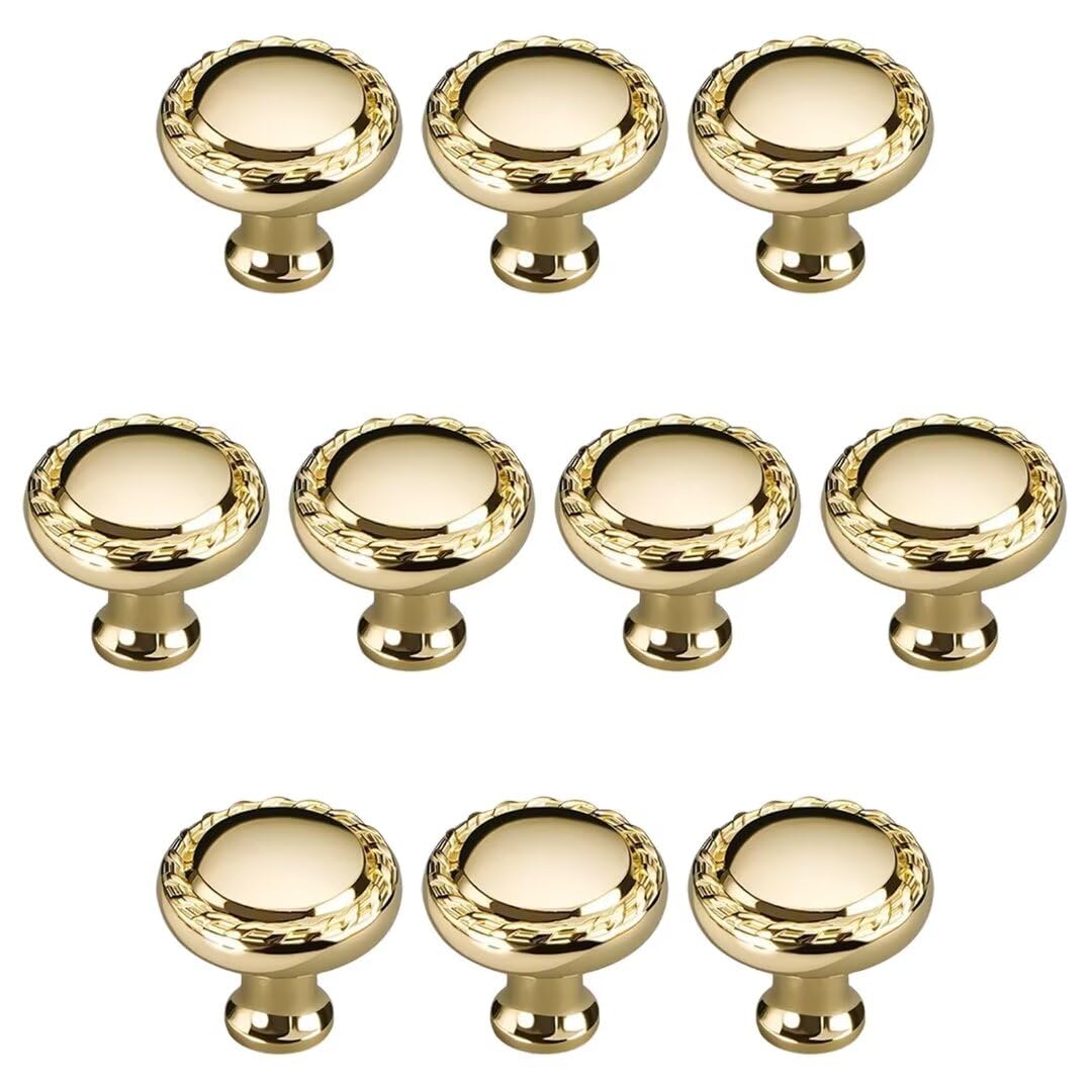 Bouton de meuble en laiton solide pour tiroir chic et meuble de salle de bain