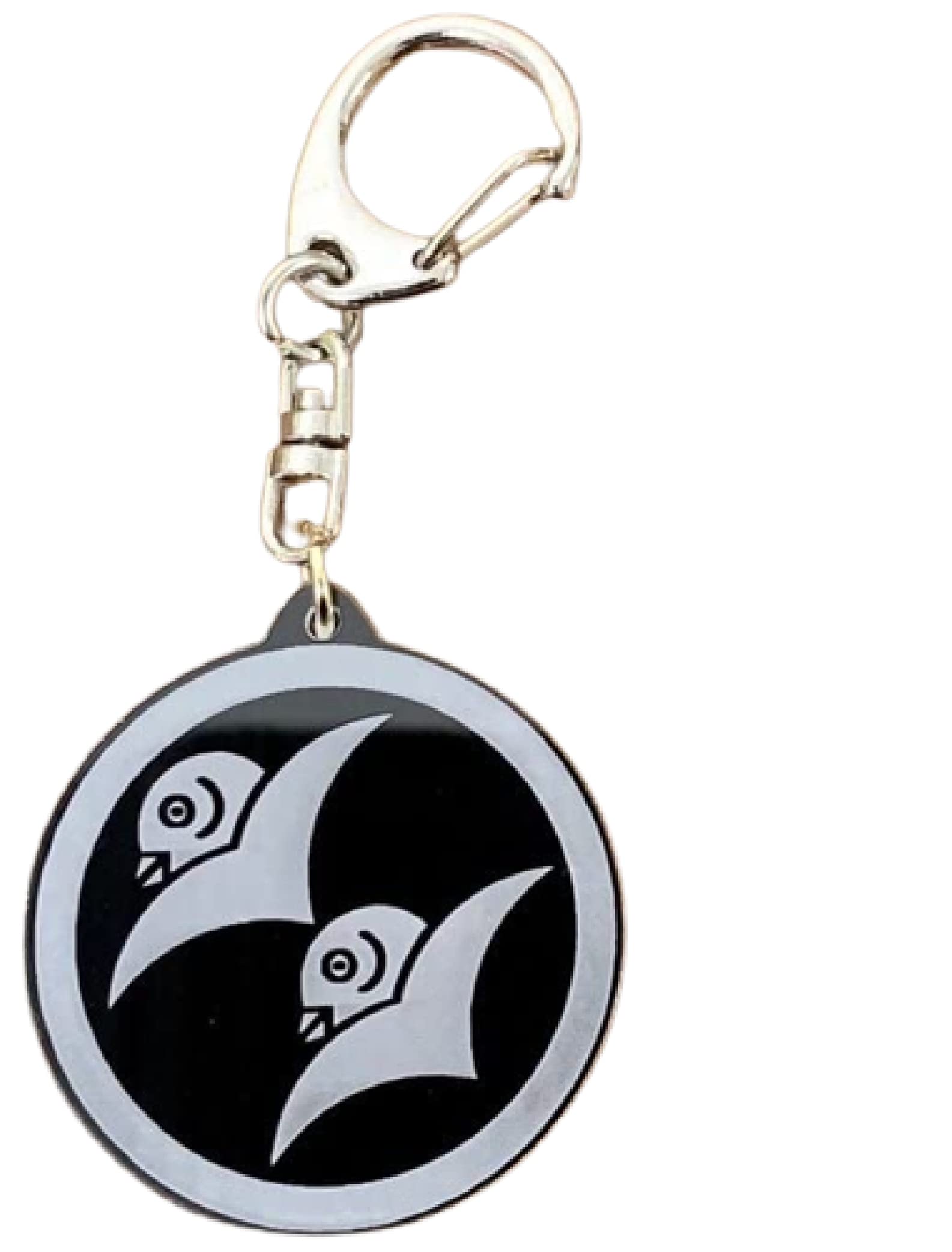 Amazon.co.jp: 柴田勝家 家紋キーホルダー 二つ雁金 戦国武将シリーズ