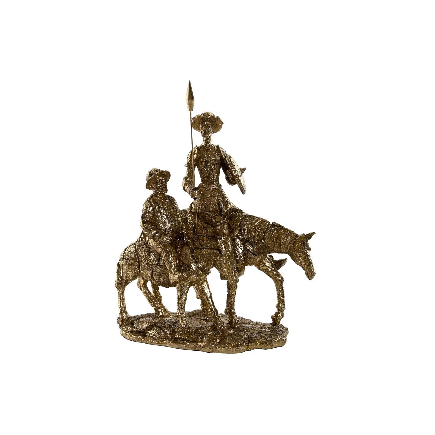 AlexandreHouse Quijote Dorado Resin Figure 29 x 15 x 36 cm