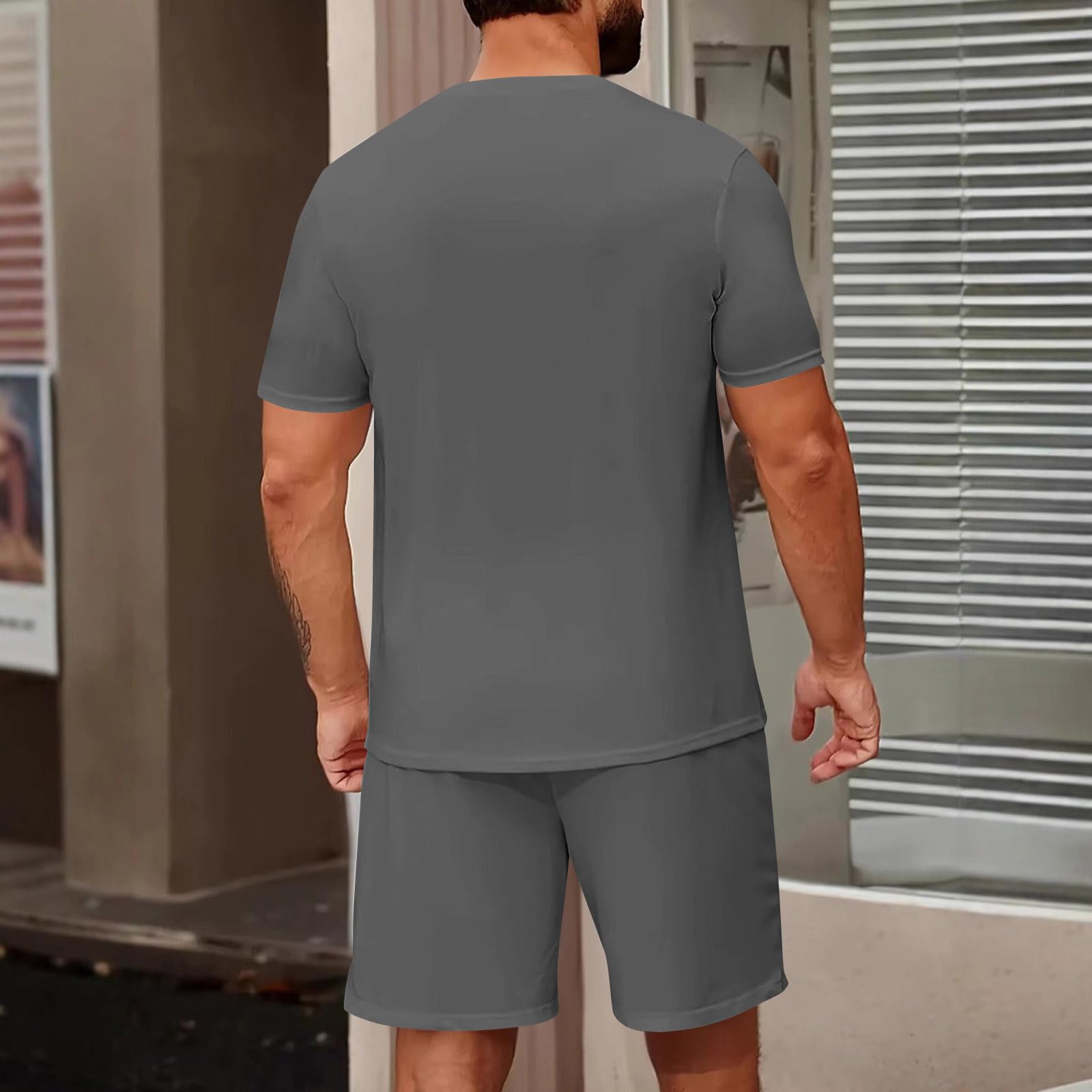 Ensemble Homme Ete Chic Confort Legere Mode Homme Chic Running Jogging