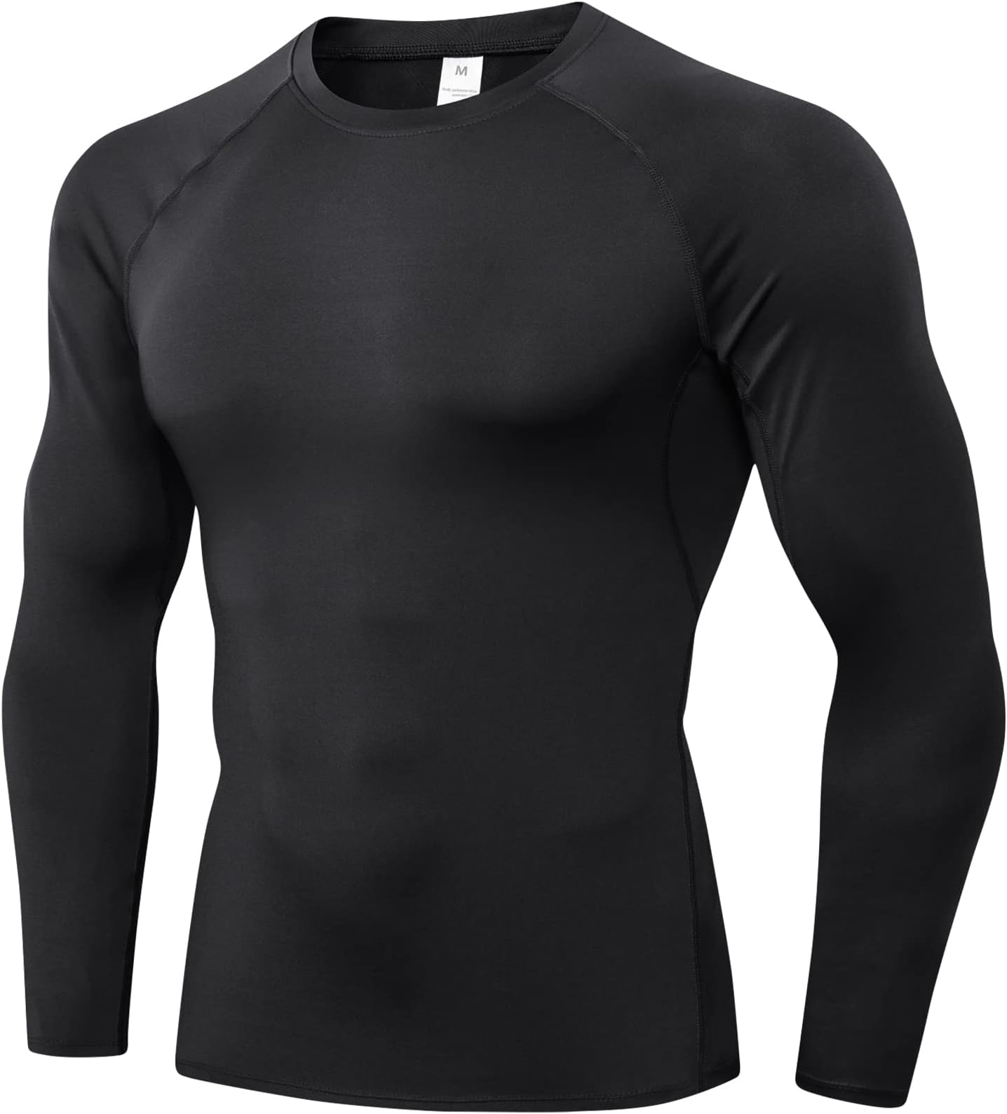 1 or 3 Pack Men's Compression Shirts Long Sleeve Workout Gym T-Shirt Running Top Cool Dry Sports Baselayer Undershirts