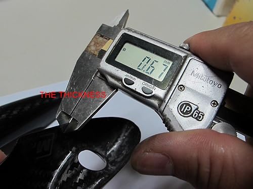 Miniatura 4 de ATEX Adhesivo seco de fibra de carbono para MK1 S R53 2001 ~ 2006 cubierta de tapa de gas combustible/viene con pegatinas autoadhesivas 3M