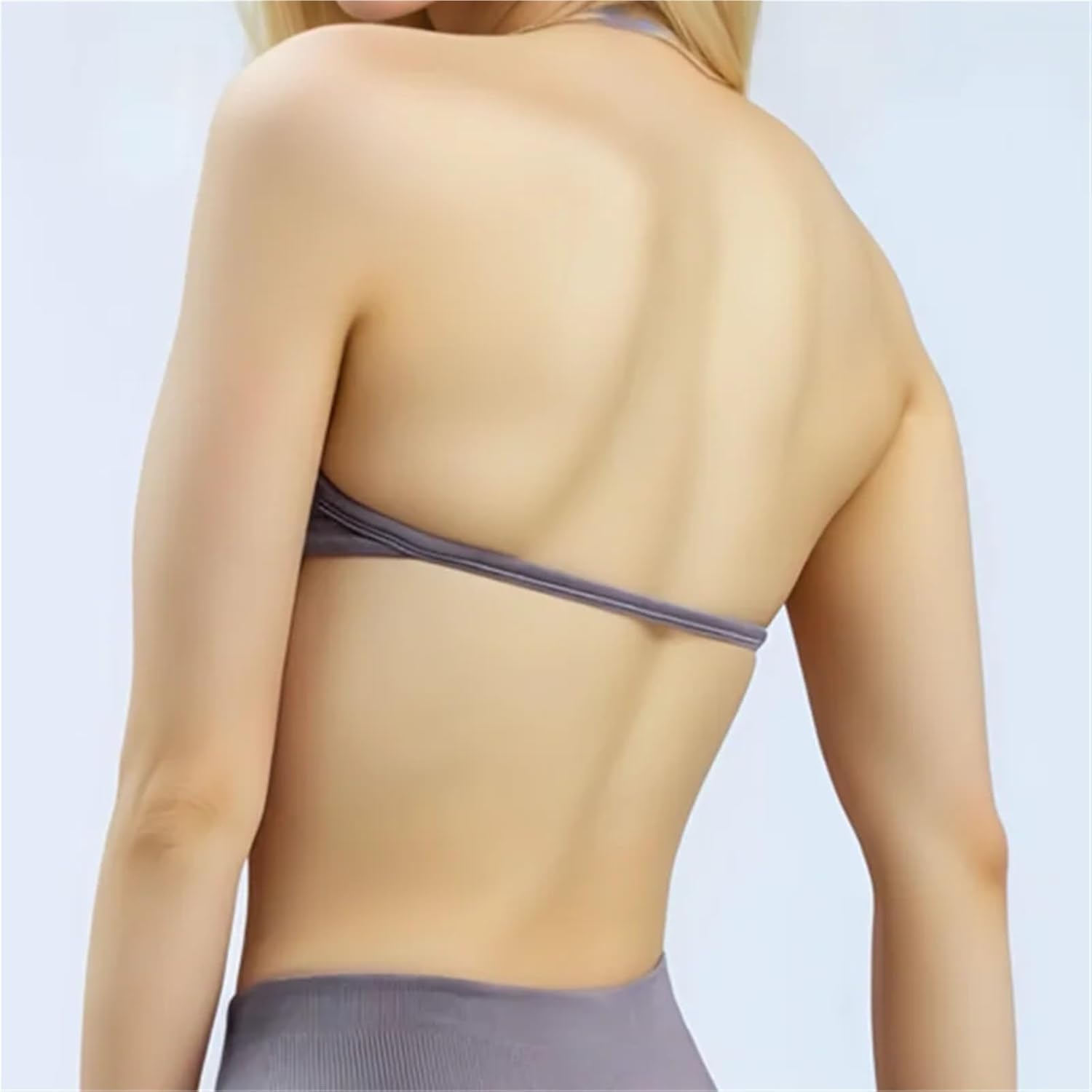 Top Palestra Donna Reggiseni Sportivi da Donna, ad Alto Impatto, Palestra, con Supporto Elevato, Cinturino Sottile, Cavezza, Senza Cuciture, Canotta Allenamento, Yoga
