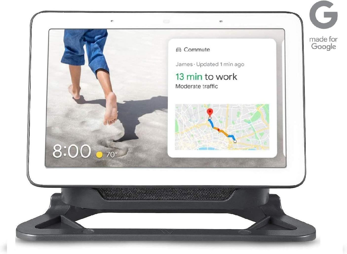 Bеѕt Dеаl Wasserstein Adjustable Stand Compatible with Google Nest Hub Only, Perfect Companion for Nest Hub (Charcoal)