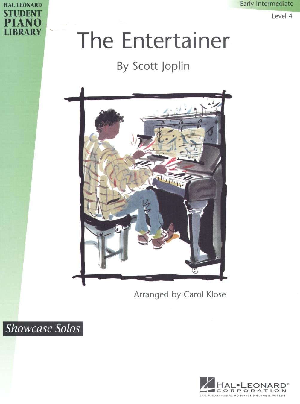 The Entertainer Hal Leonard aprende síncopa en piano nivel 4