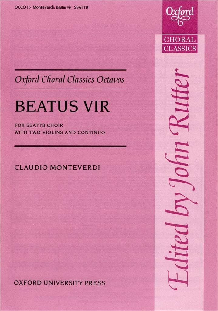 Beatus vir: Vocal score (Oxford Choral Classics Octavos)
