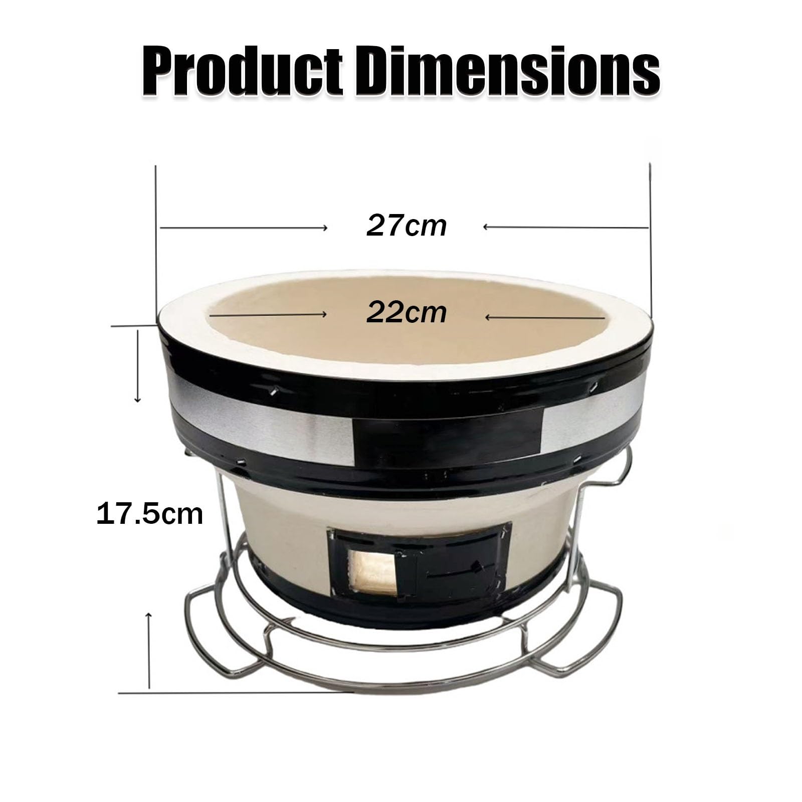 Barbecue portatile a carbonella, griglia giapponese e coreana da tavolo per campeggio, picnic e feste, forno riscaldante versatile per cucinare all'aperto