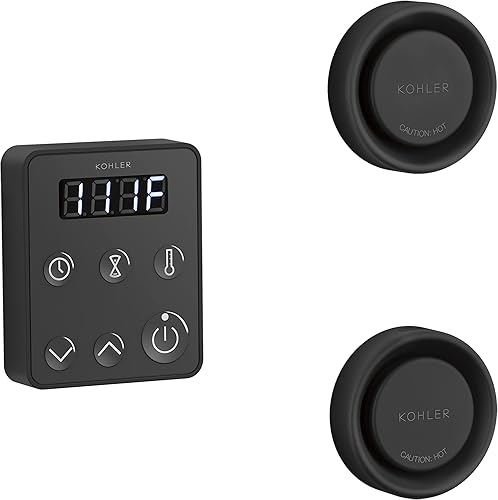 Miniatura 8 de KOHLER K-5558-BV Serie Invigoration Kit de control de generador de vapor en tándem, bronce cepillado vibrante