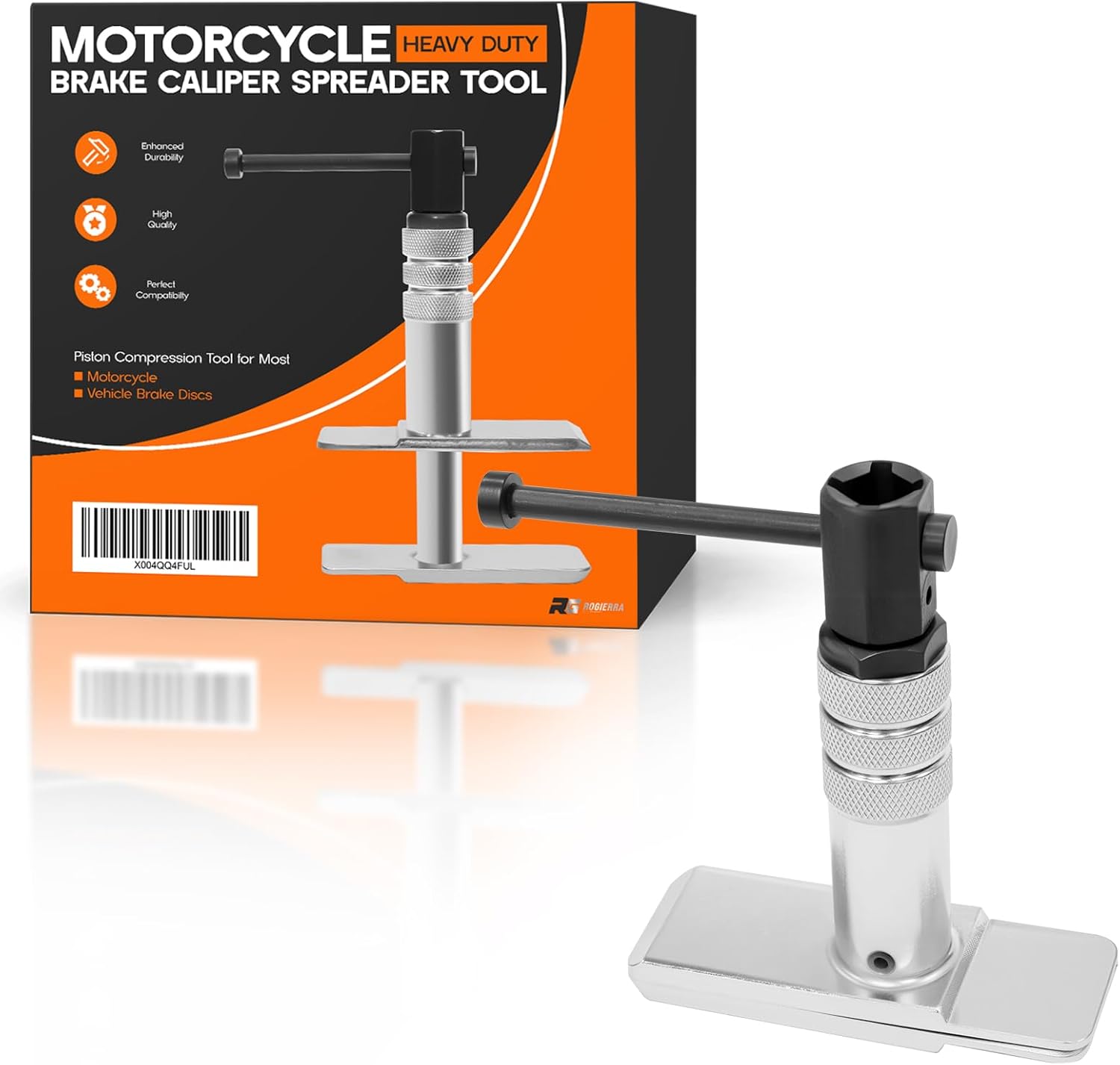 Heavy Duty Motorcycle Brake Caliper Spreader Tool – Piston Compression Tool for Most Motorcycle & Vehicle Brake Discs – Compatible with Hydraulic Disc Brake Systems