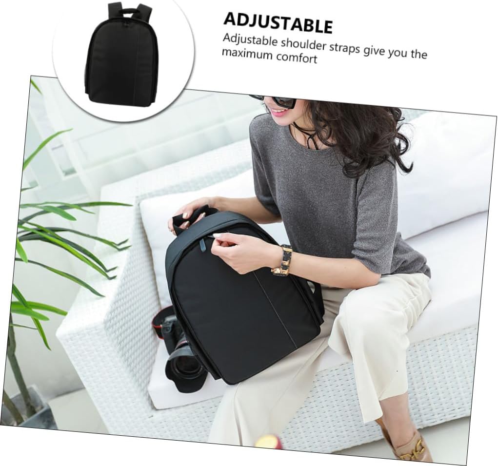 Angoily 1pc Waterproof Camera Bag Professional Camera Bags Storage Bag Waterproof Bag Pouch Storage Bag Storage Bags for Travel Backpacks Bag for Grey Nylon