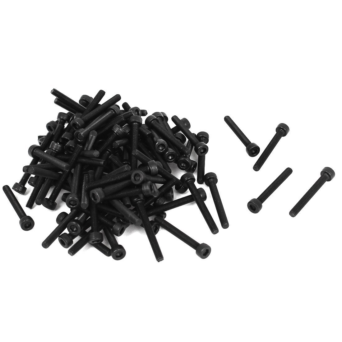 TA-VIGOR M3 x 25mm Socket Head Cap Screws, 100PCS Machine Screws