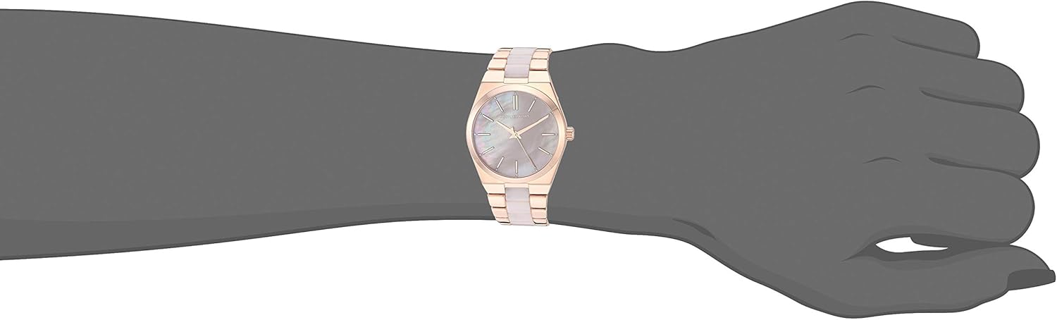 Michael Kors Channing Three-Hand Watch Rose Gold/Blush