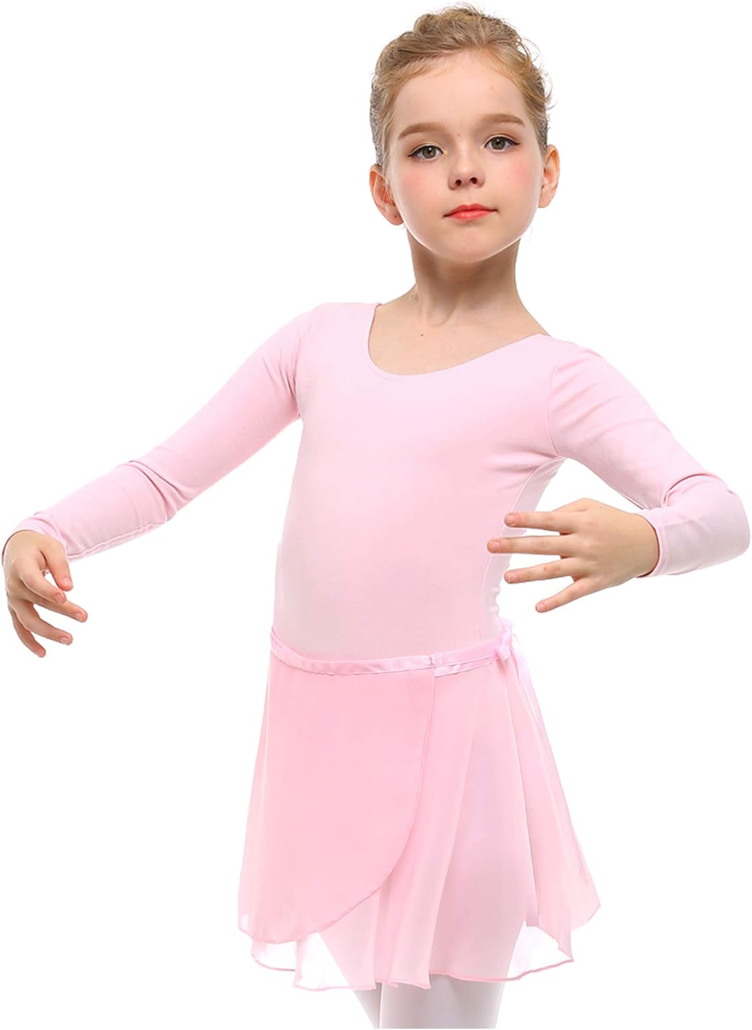Stelle Ballet Leotards for Girls Toddler Dance Dress Outfit Combo with Skirt and Tights (Toddler/Little Kid/Big Kid) - Image 2