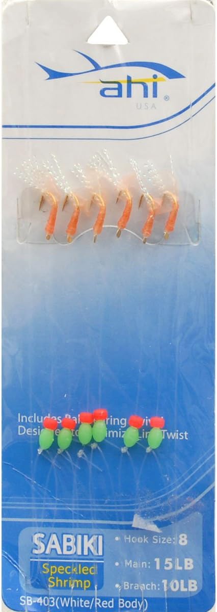 AHIAhi Sb Sabiki Speckled Shrimp Red