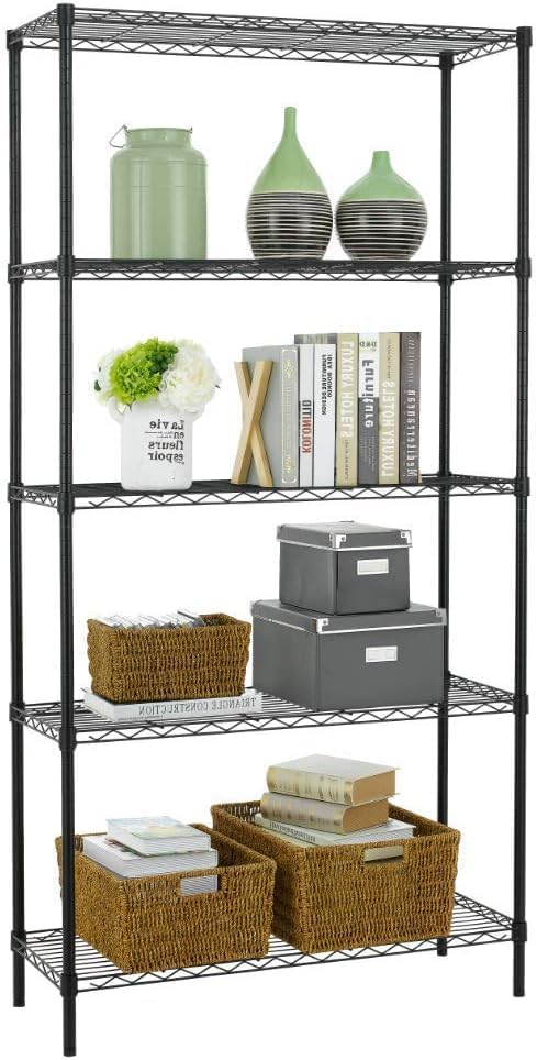Amazon.com: BestOffice | 5-Tier Wire Storage Shelves