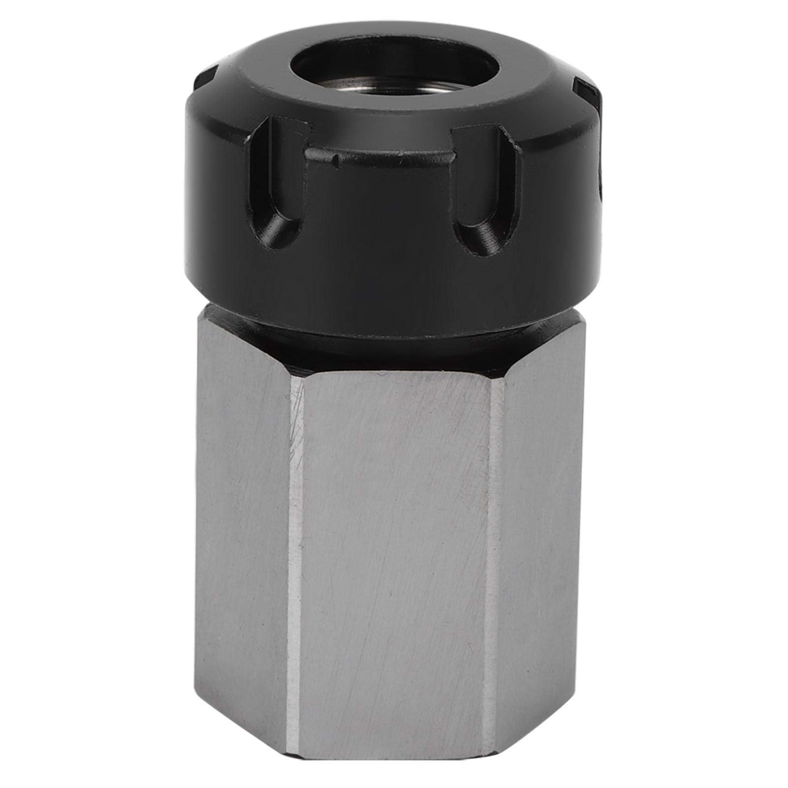 Sechskant-Spannzangenfutter Silber Kohlenstoffstahl Hochfester CNC-Drehmaschinen-Werkzeughalter ER32UM Fräserhülsen(ER40)