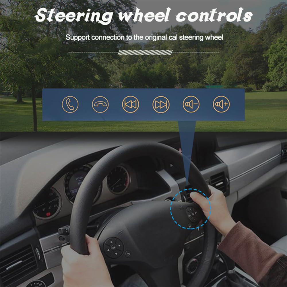 Radio para coche de 1 Din y 5 pulgadas para Carplay y Android Auto, reproductor Mp5 para coche con pantalla táctil, Mirror Link, BT/SD/USB/Aux, cámara de visión trasera de 4 LED, control remoto